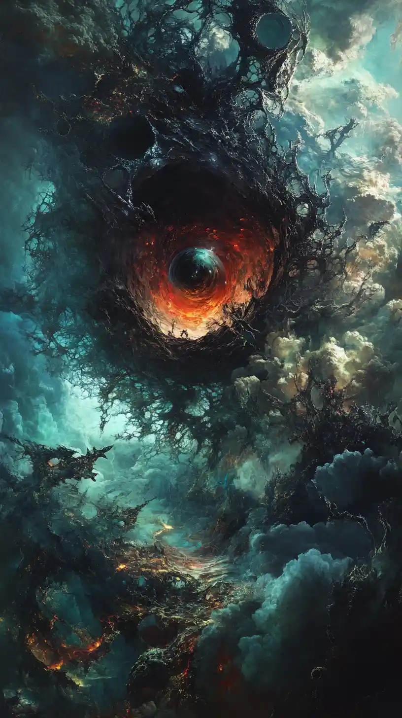 Abstract reconstruction of a fragmented mental canvas