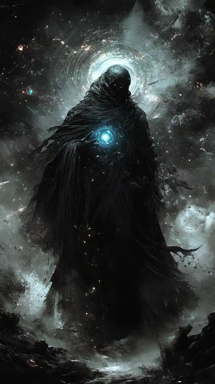 Mysterious man with hypnotic logical presence
