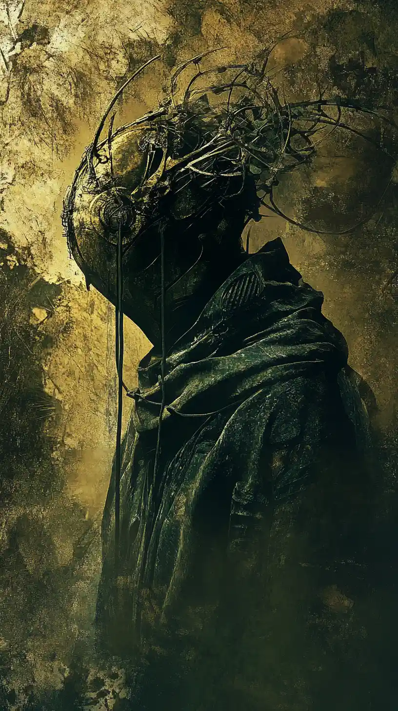 Futuristic archaeologists in a sci fi world of discovery