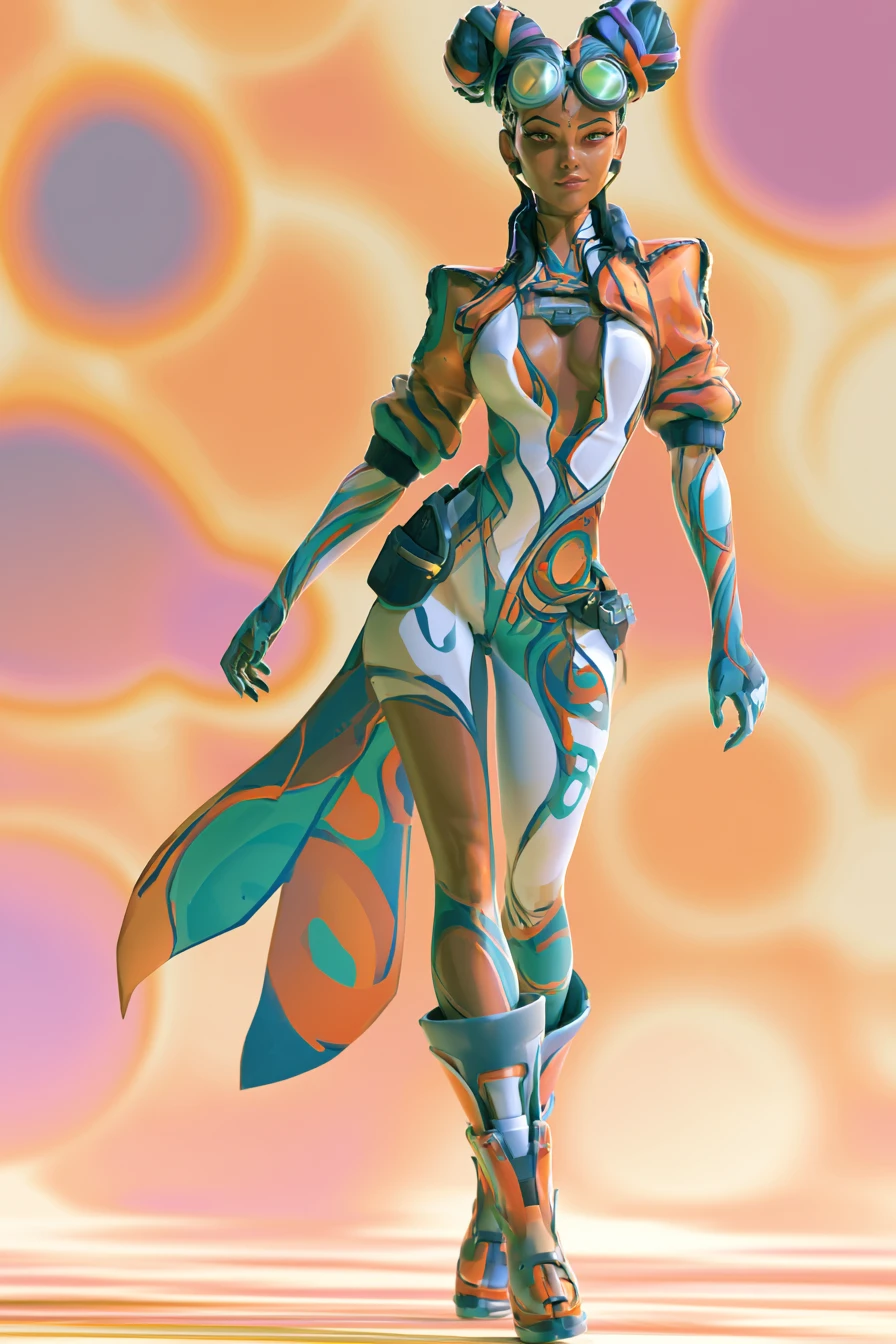 Mystical woman emerging from a dreamlike surreal haze