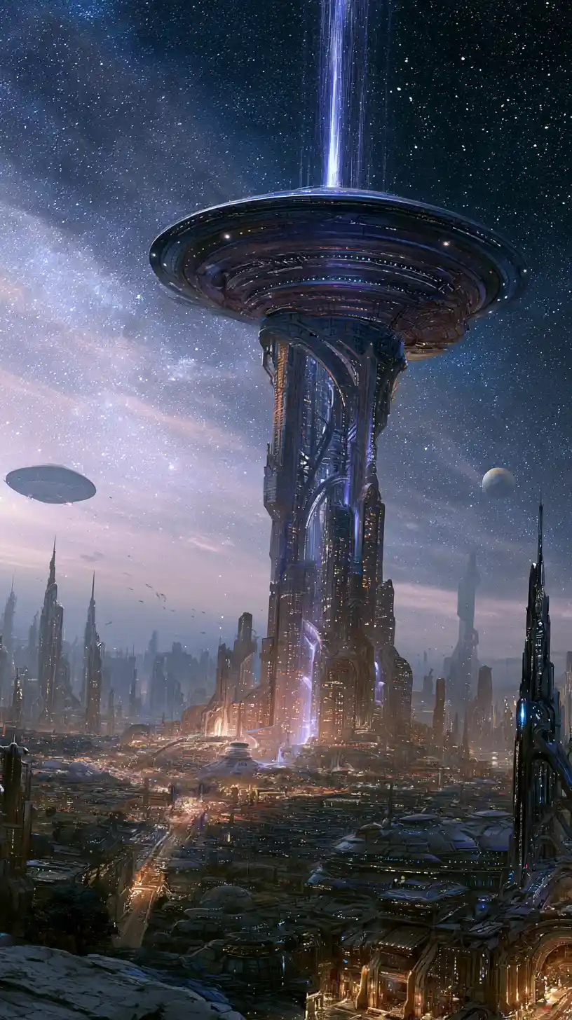 Sci fi nuclear rockets in a post apocalypse world