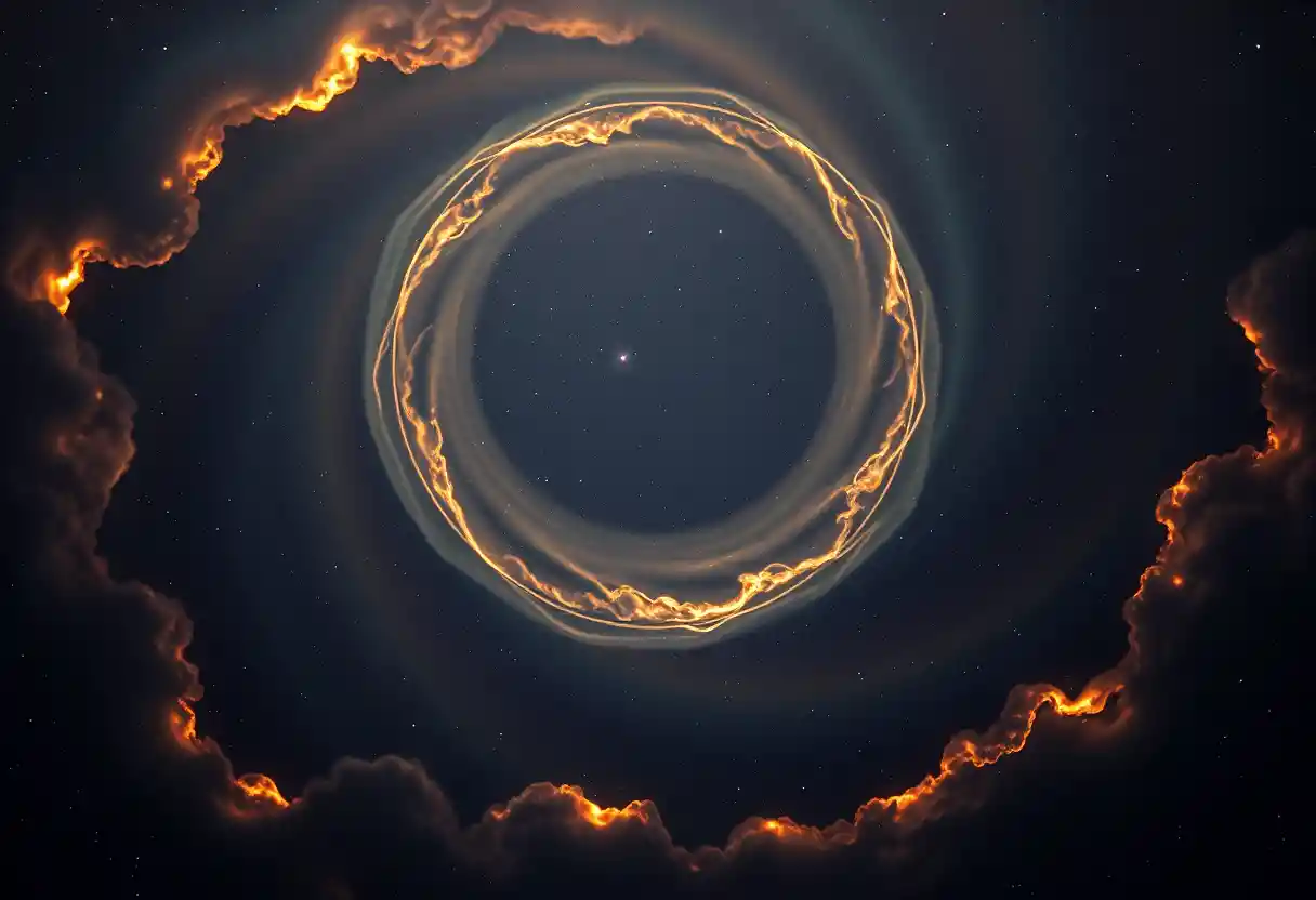 Gentle cosmic transformation in a peaceful abstract space