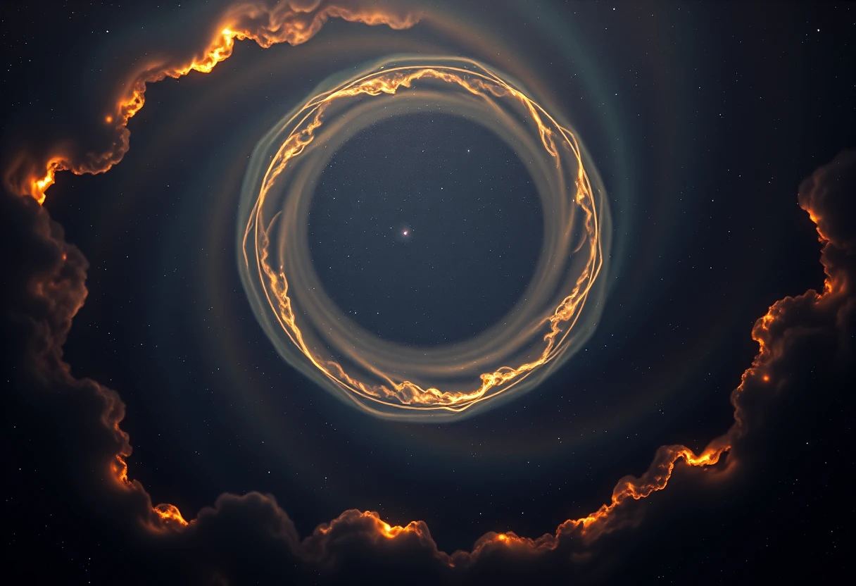 Gentle cosmic transformation in a peaceful abstract space