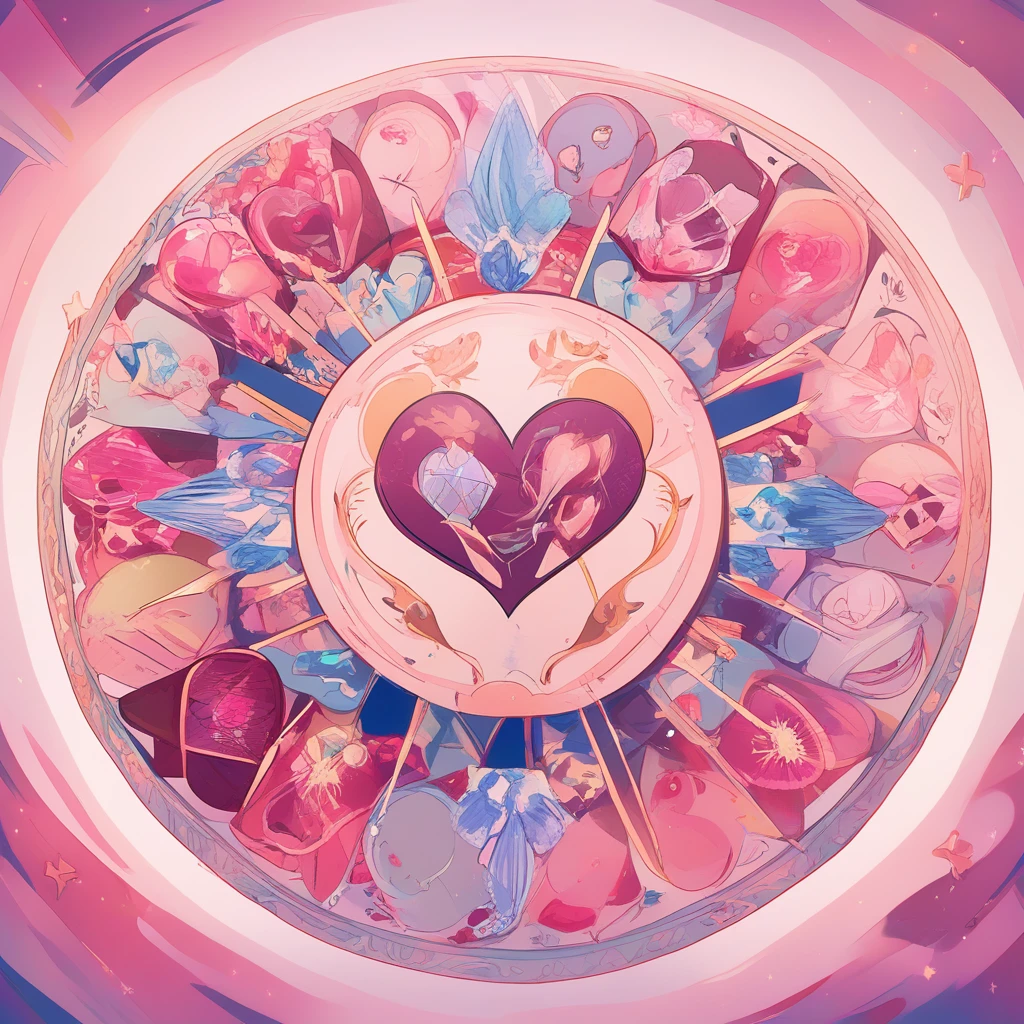 Broken heart symbol filled with deep emotional meaning