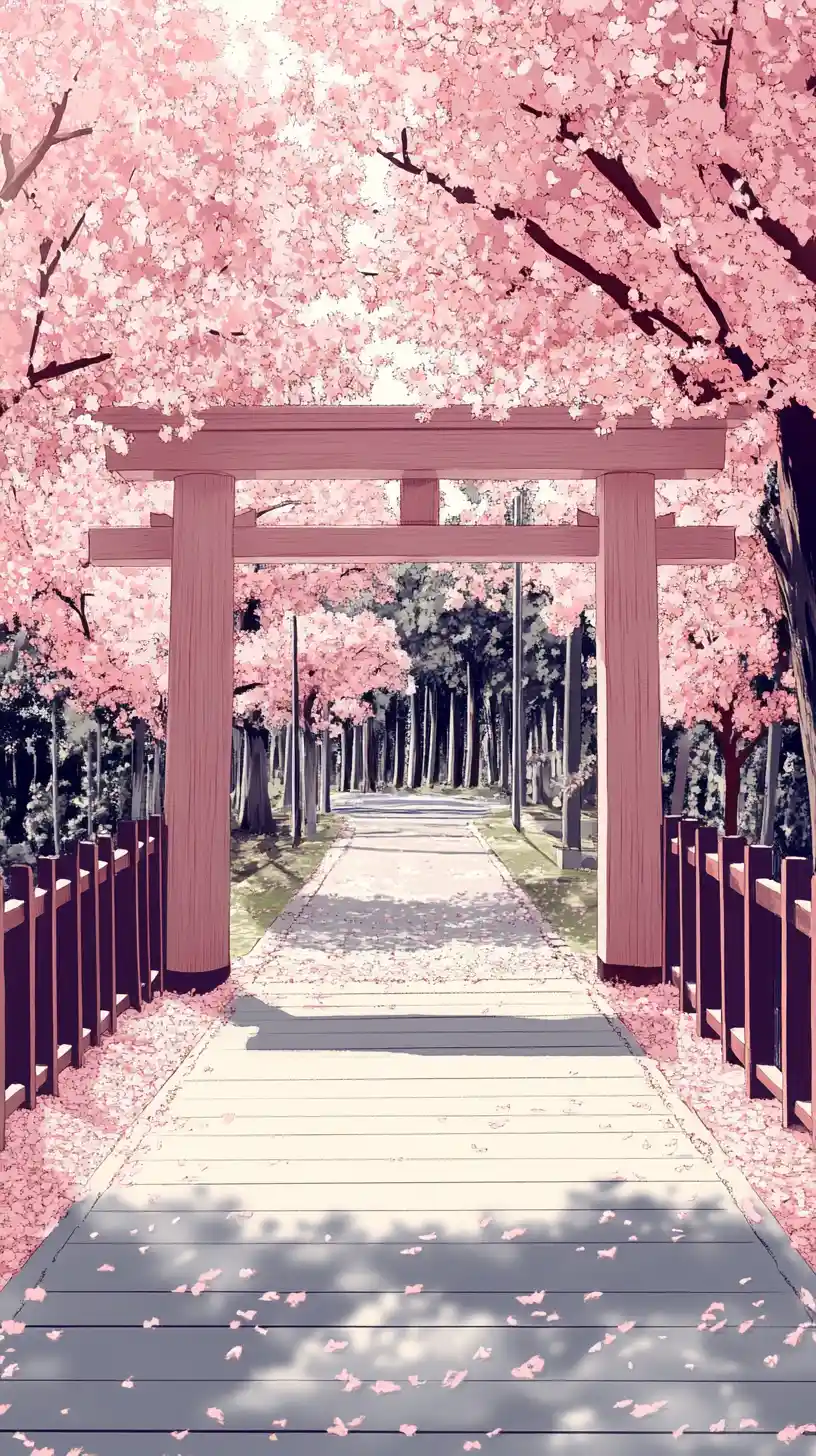 Retro anime style digital illustration with cel shading