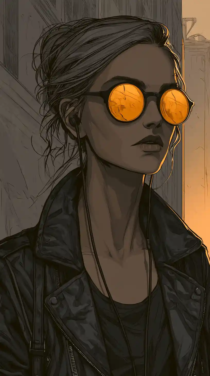 Sunglasses On A Surface In Early Morning Light