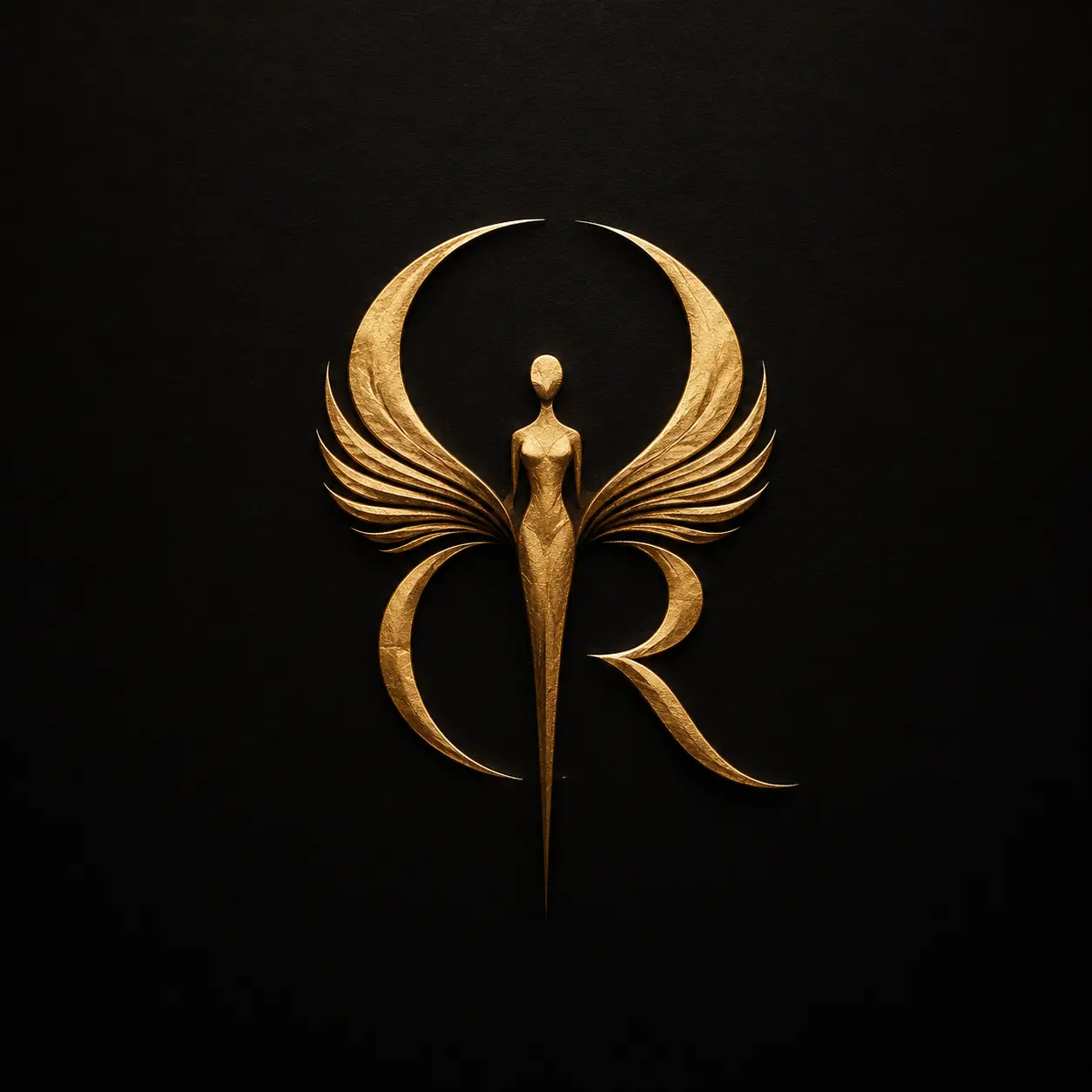 Minimal fantasy logo for exclusive couture inspired art house