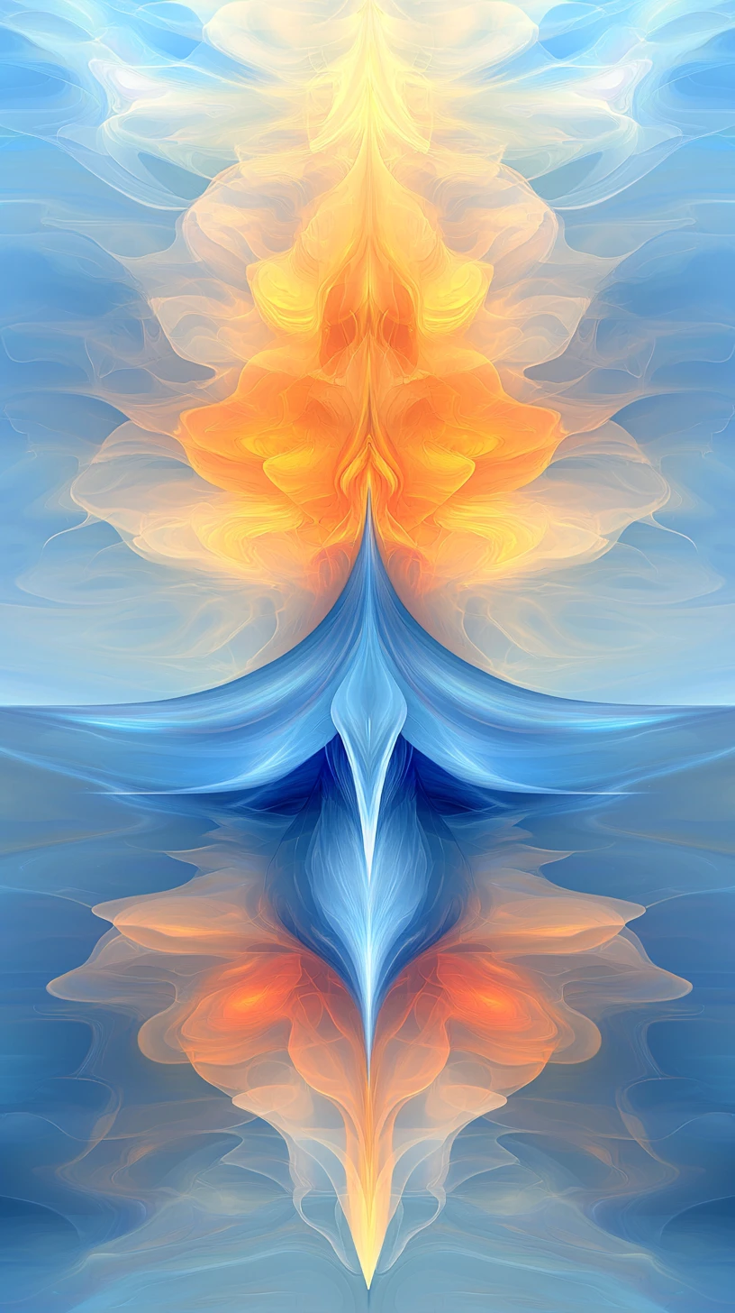 Surreal spaceship crossing dimensions in a melting cosmic landscape