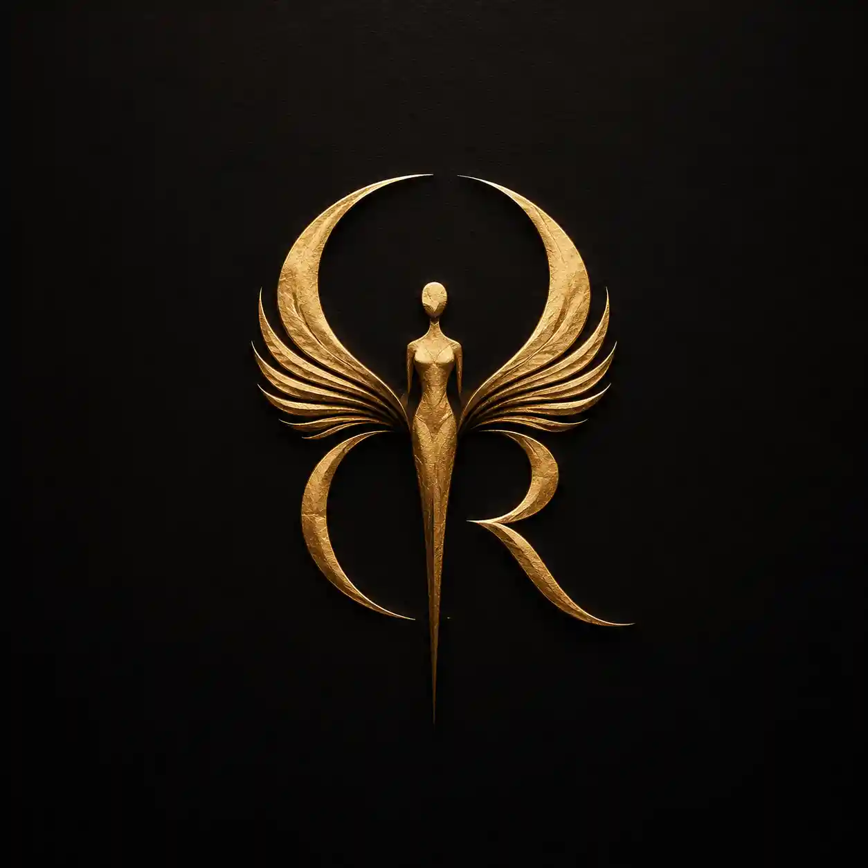 Minimal fantasy logo for exclusive couture inspired art house