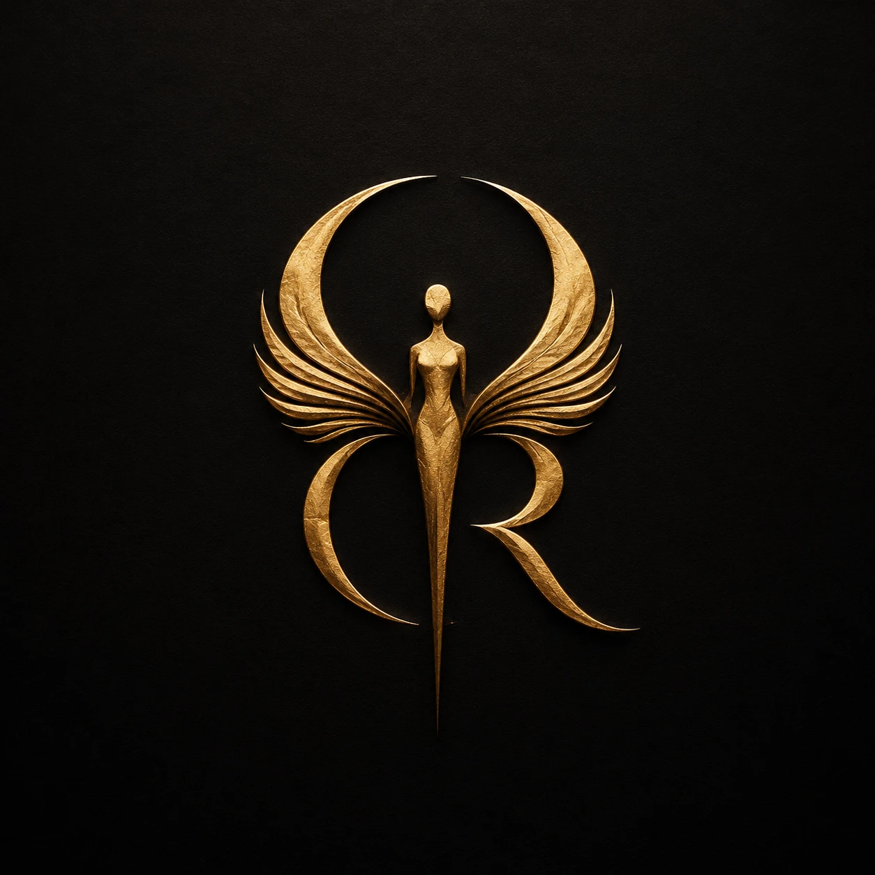 Minimal fantasy logo for exclusive couture inspired art house