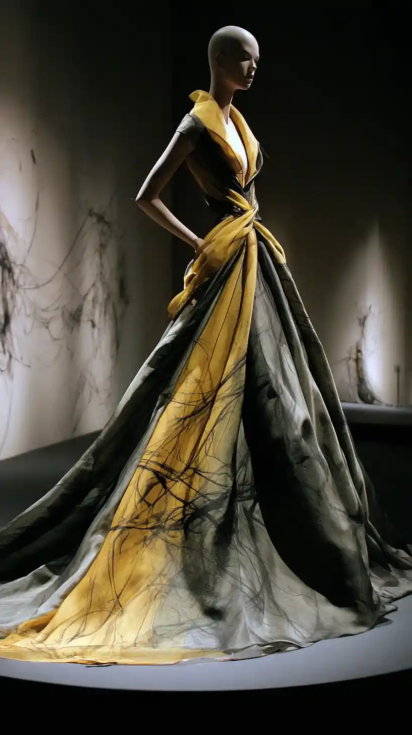 Confident luxury woman standing at an upscale indoor party