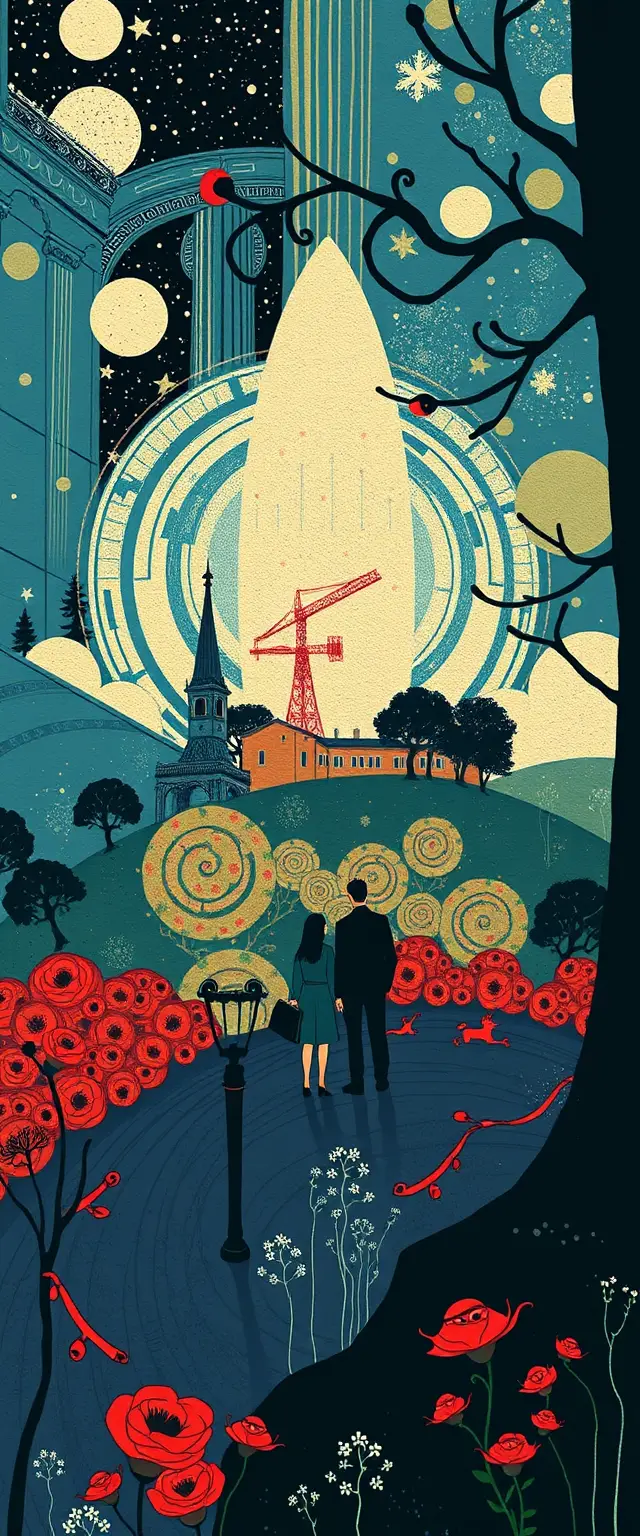 Neon graphic illustration poster celebrating vibrant graphic design