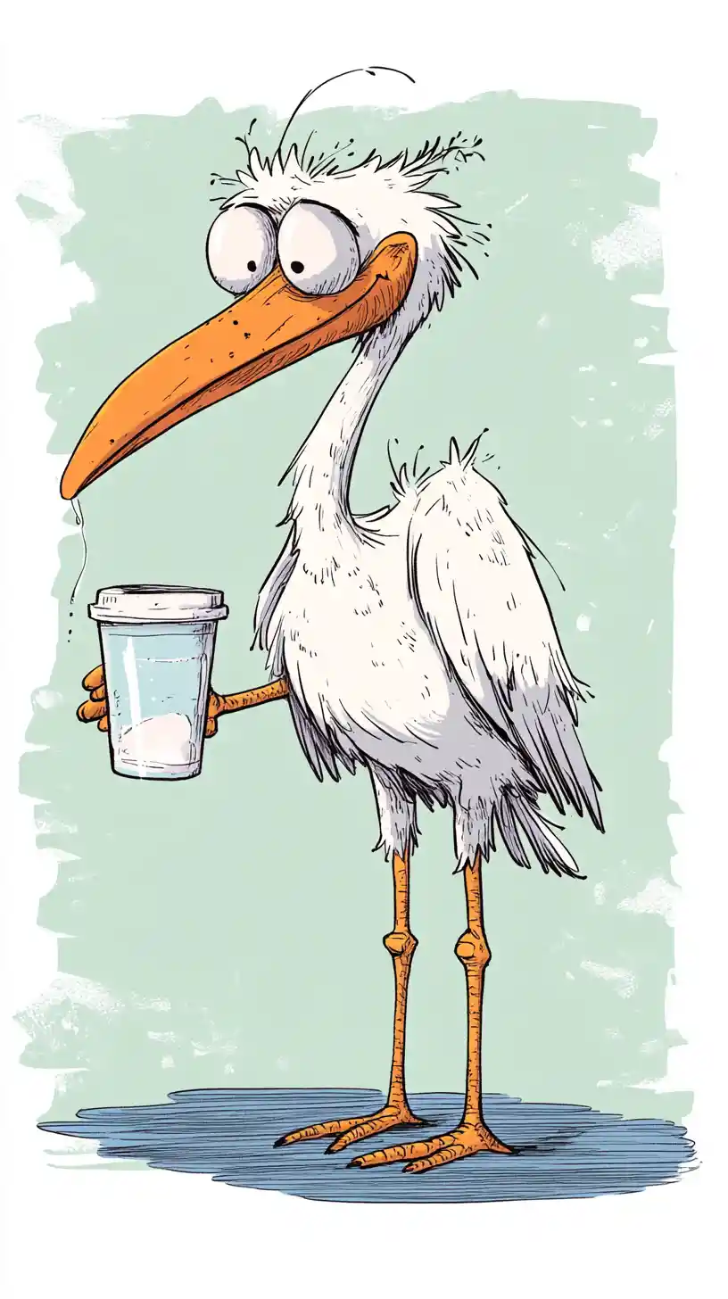 Cartoon medicine bottle illustration for natural cold relief