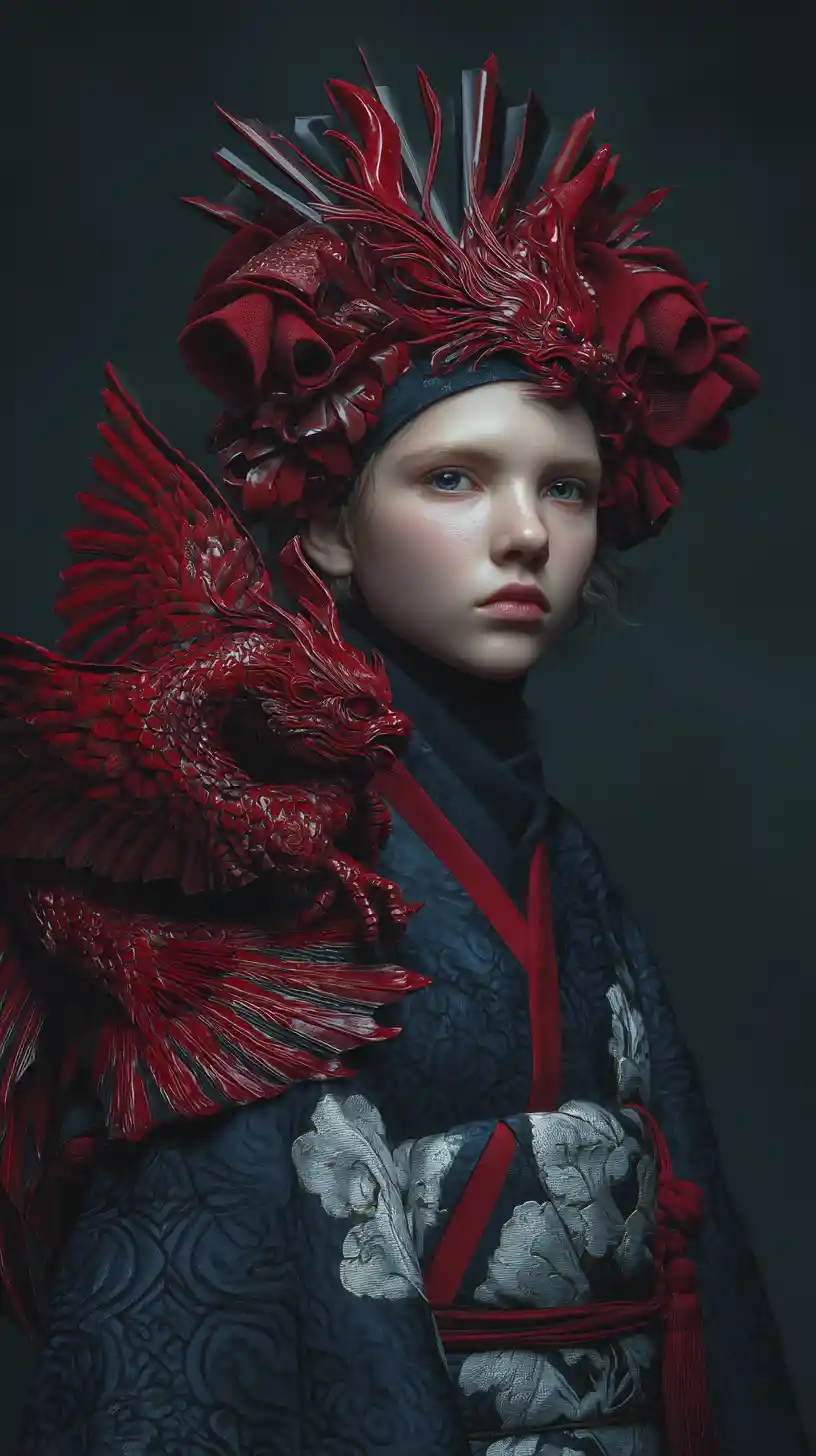 Moody anime realism scene with cinematic dark fantasy atmosphere