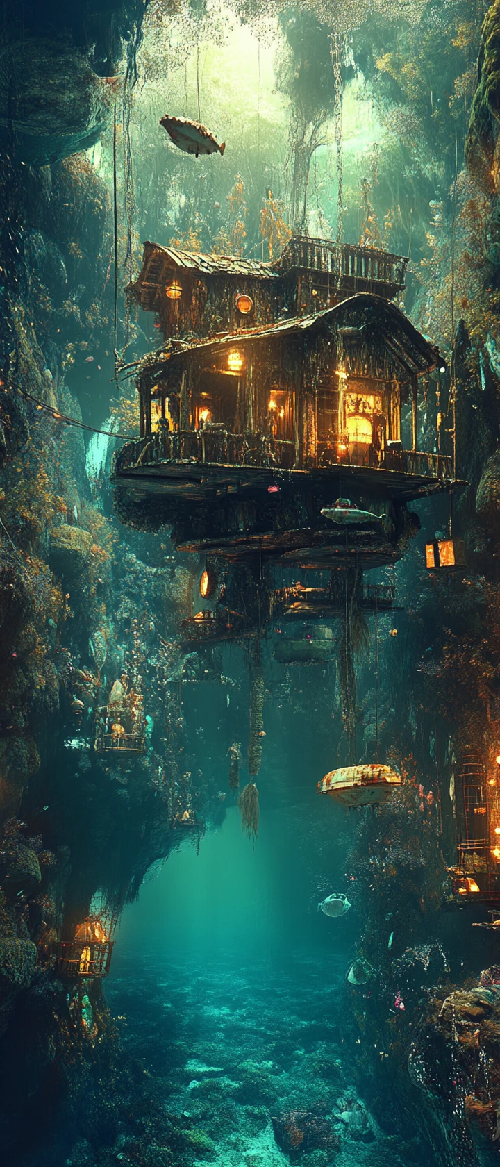 Surreal dreamscape photography with vibrant bright color palette