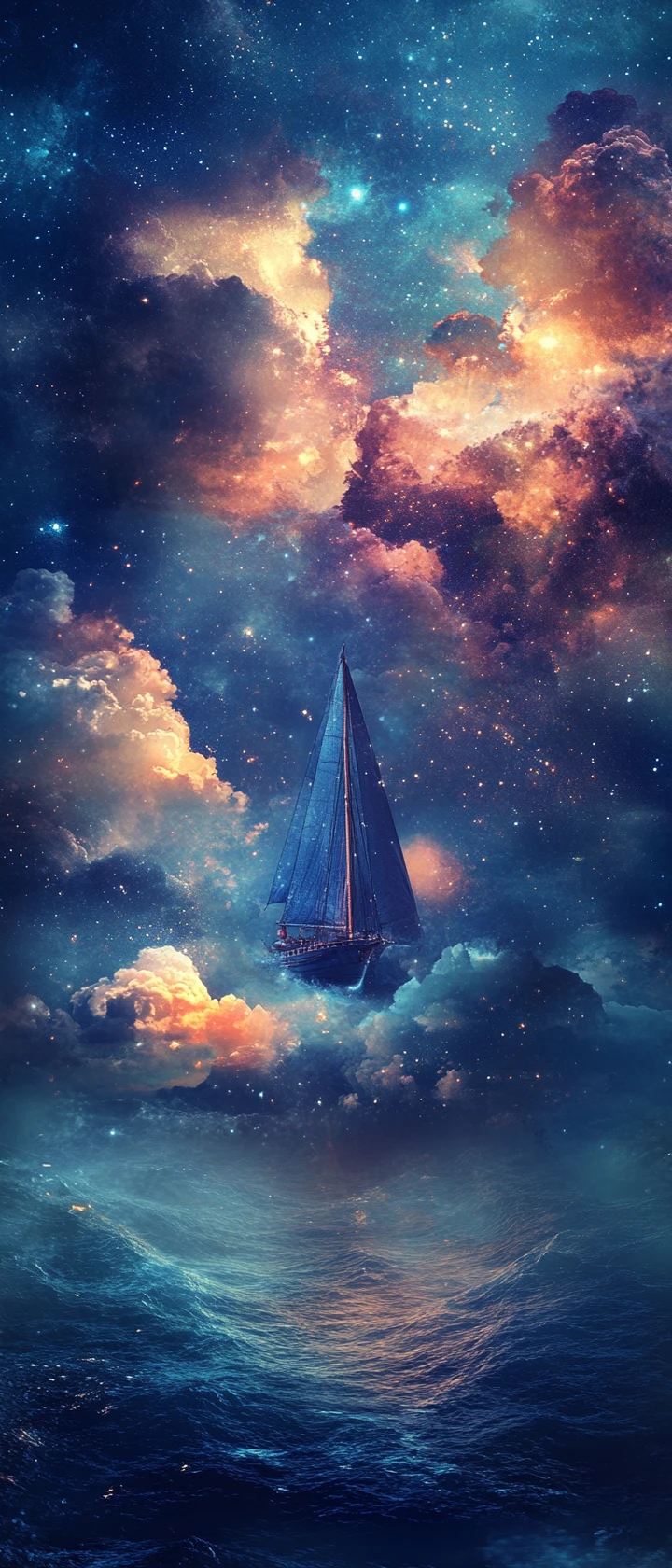 Surreal dreamscape photography with vibrant deep color palette