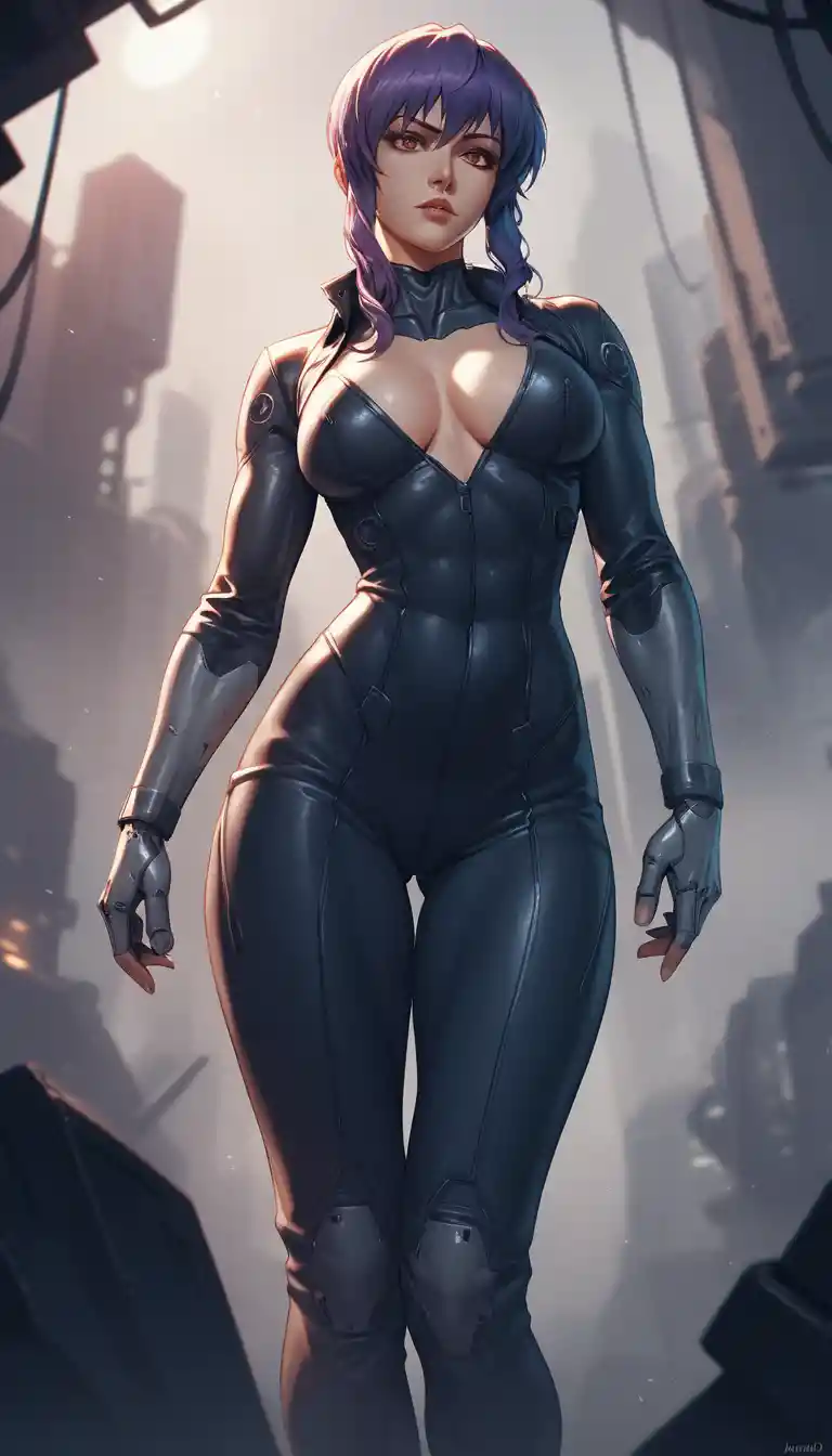 Cybernetic woman tortured in a high tech laboratory
