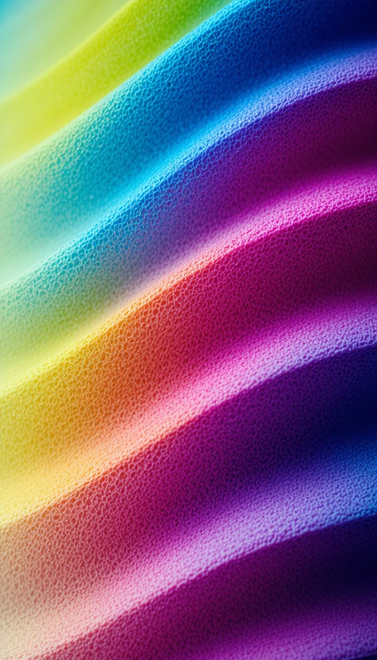 Colorful abstract waves inspired by soft paper texture