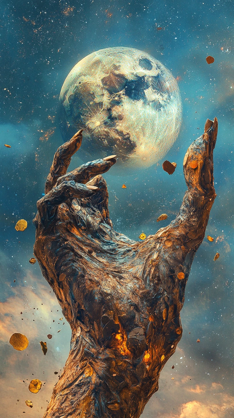 Gesto desafiante alzado en un audaz momento de rebeldía