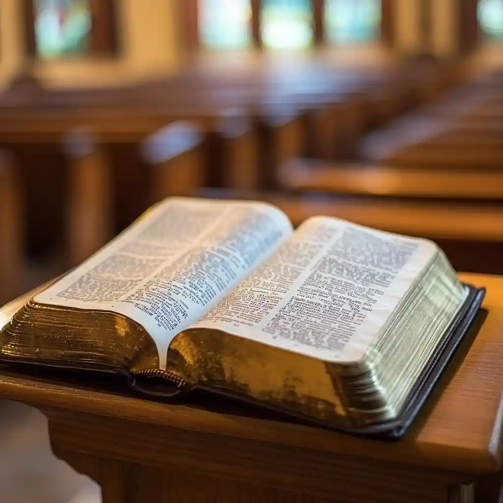 Public renunciation of religious doctrine in a conceptual scene