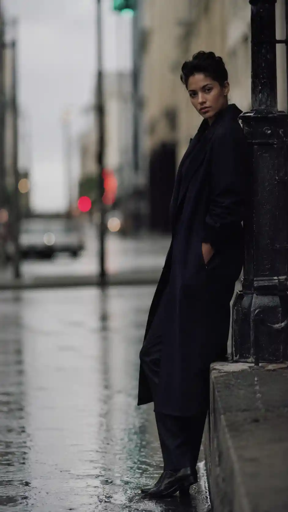 Portrait of a woman captured with a Hasselblad camera