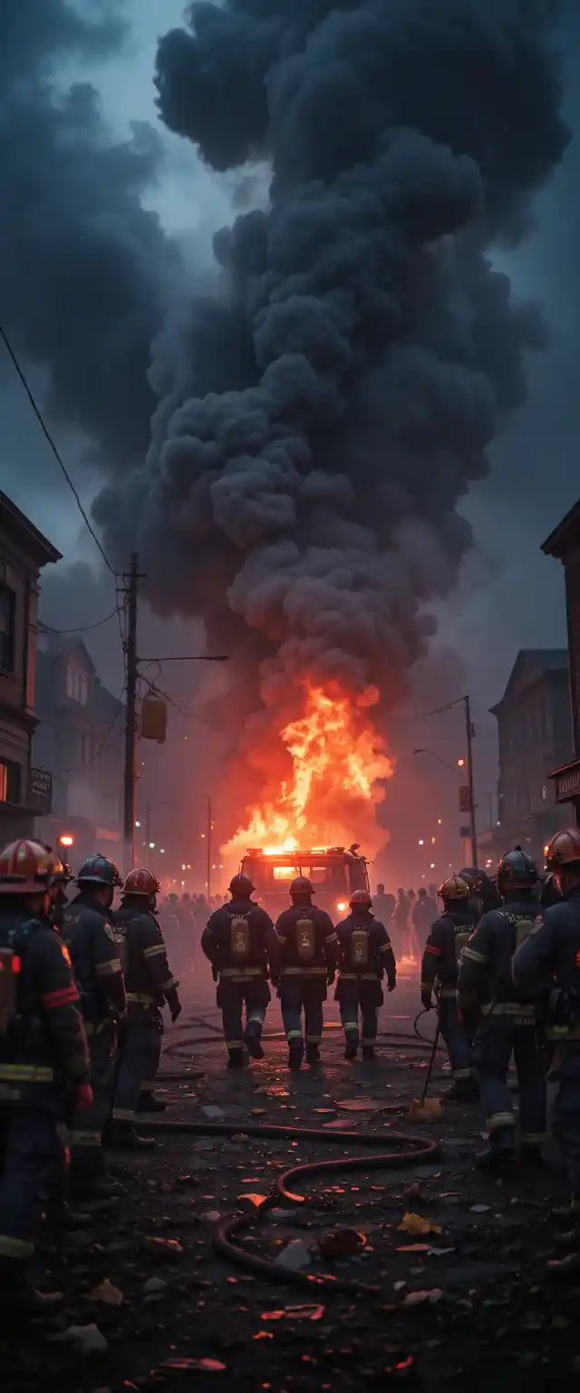Emergency crews united on a tense Tennessee city street