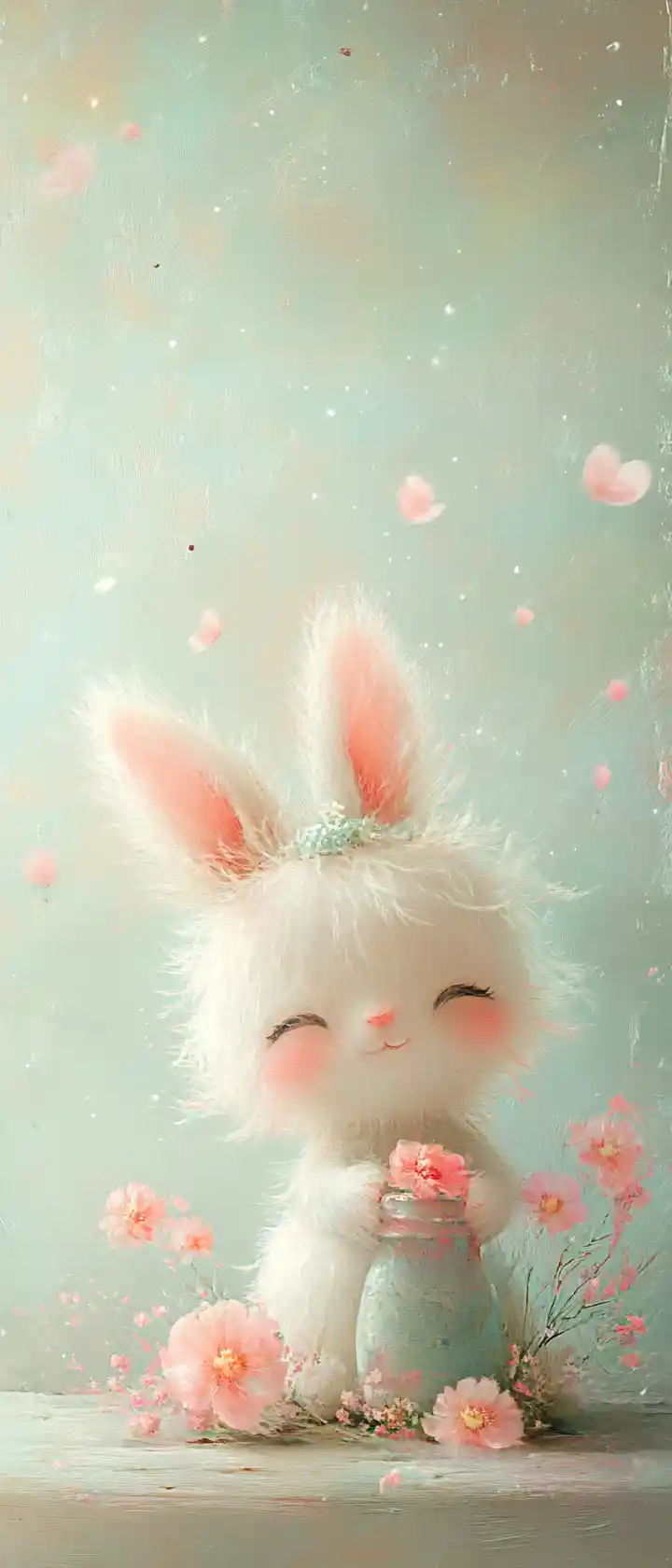 Cute anime style art with bright pastel charm