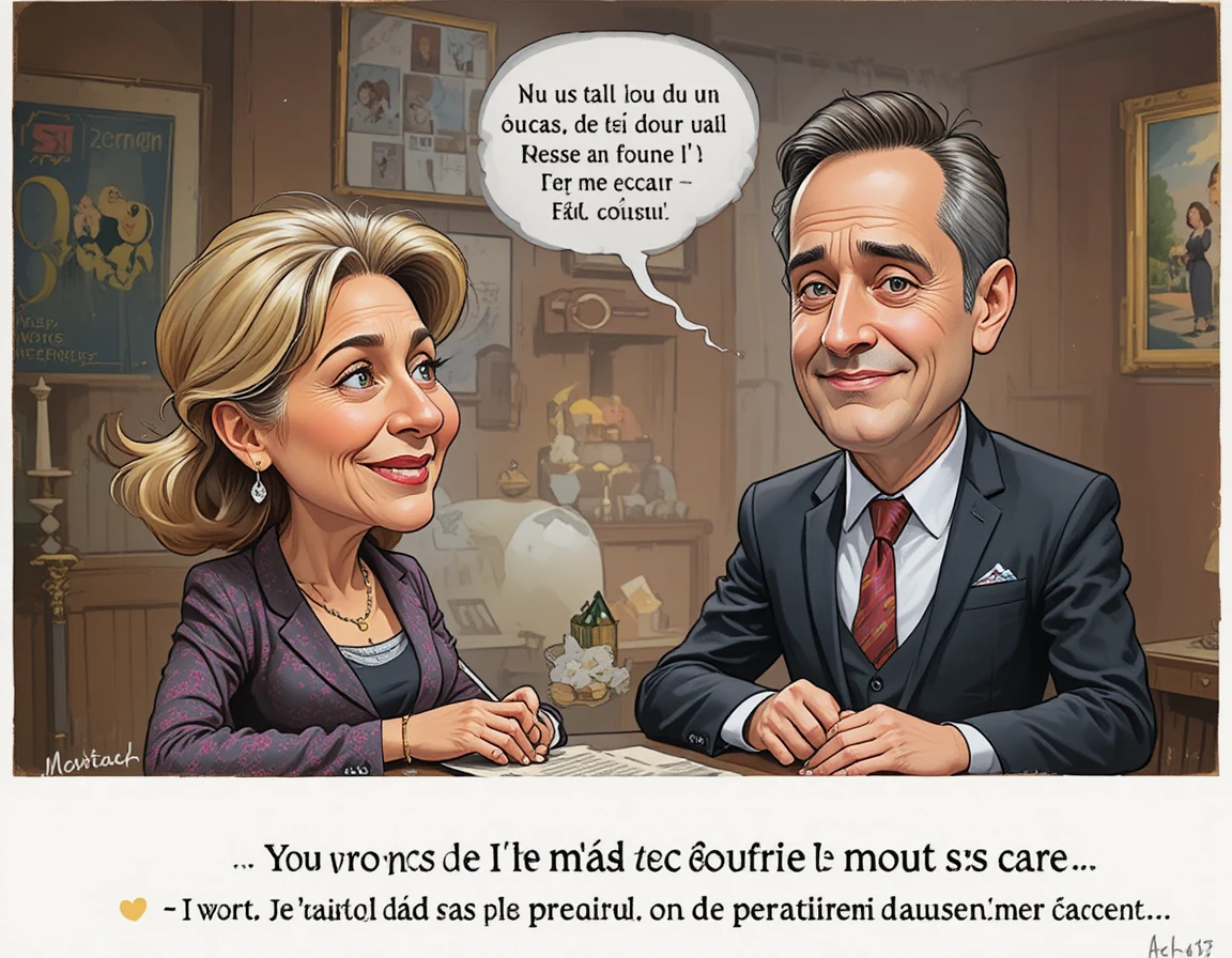 Hombre preguntando a su esposa por un regalo especial de aniversario