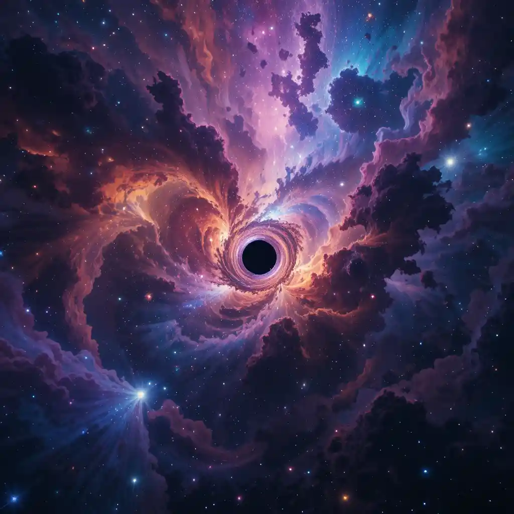 Cinematic deep space vista with glowing galaxies and nebulae