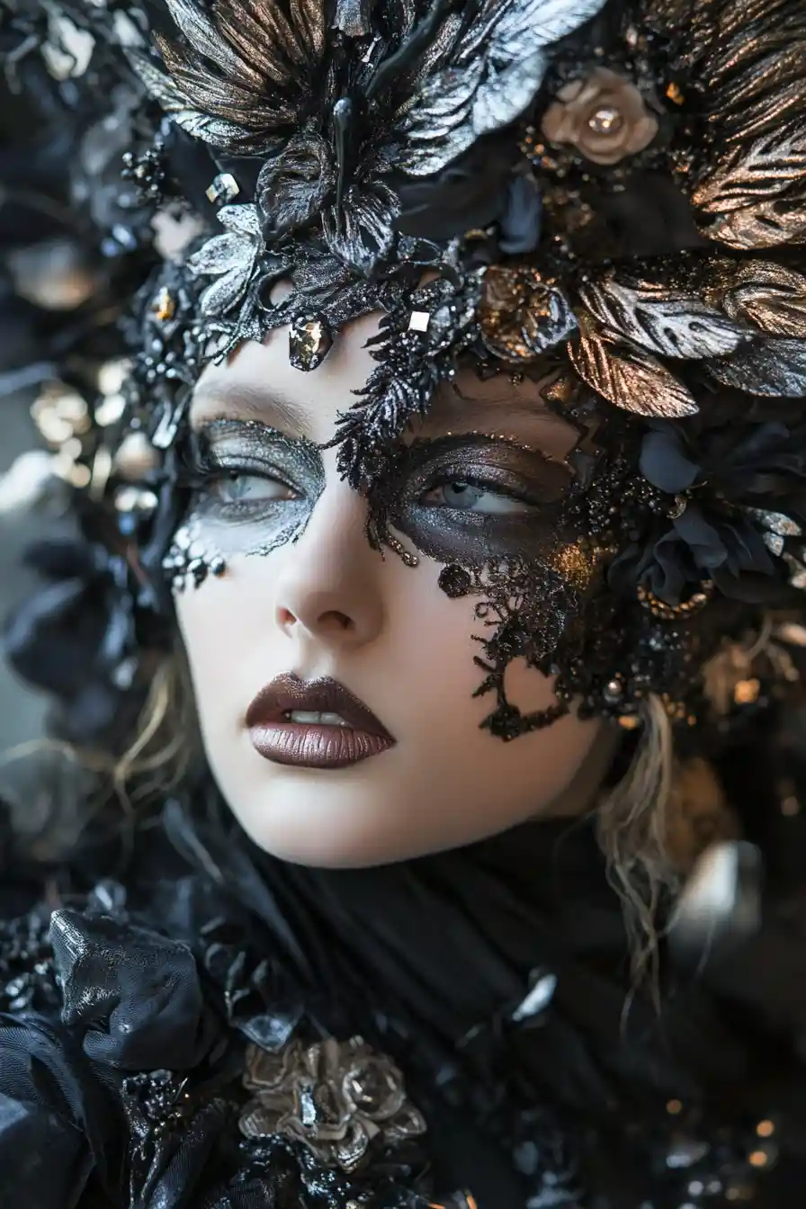 Surreal cyberpunk city infused with glamorous Hollywood luxury