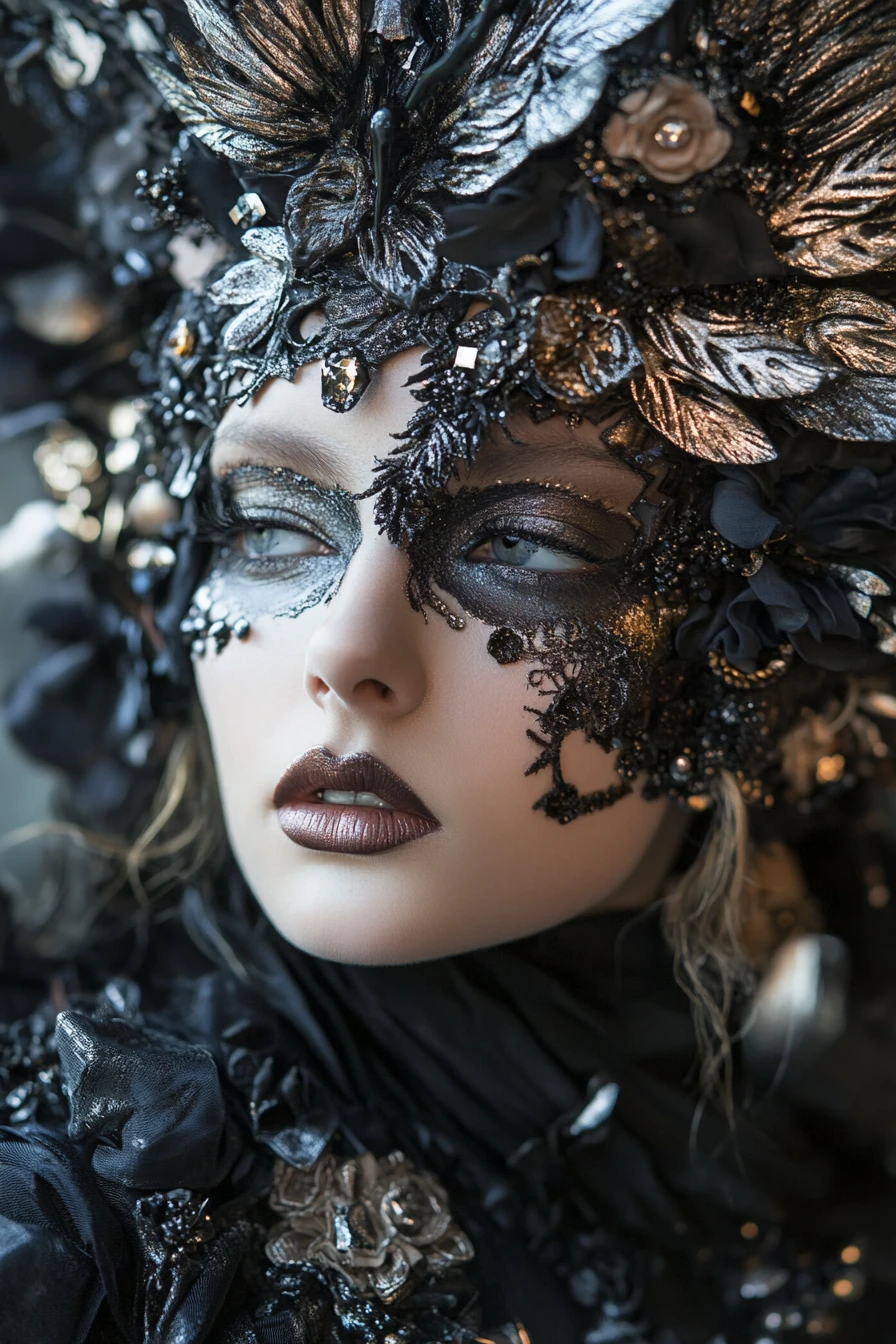 Ciudad ciberpunk surrealista con lujoso glamour de Hollywood