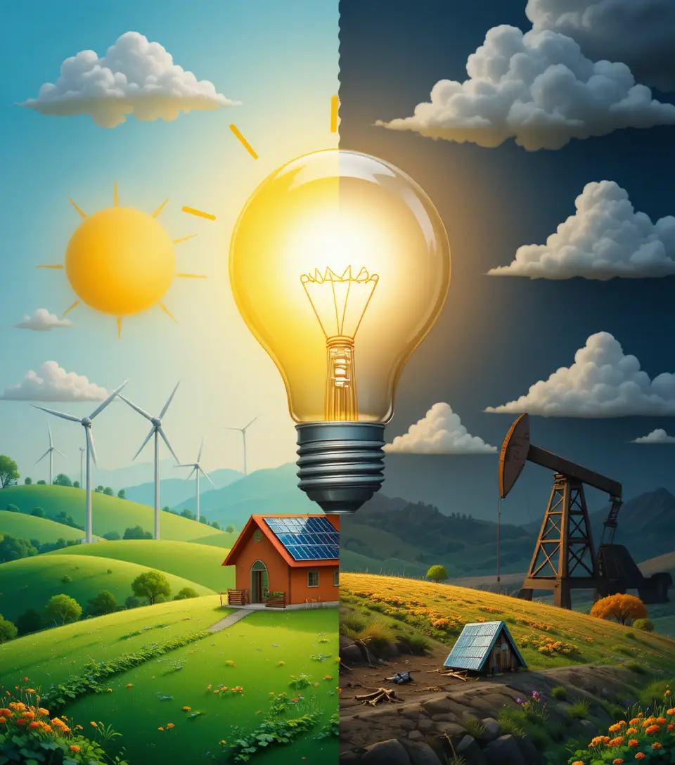 発光する電球がつなぐ分断されたエネルギーの世界