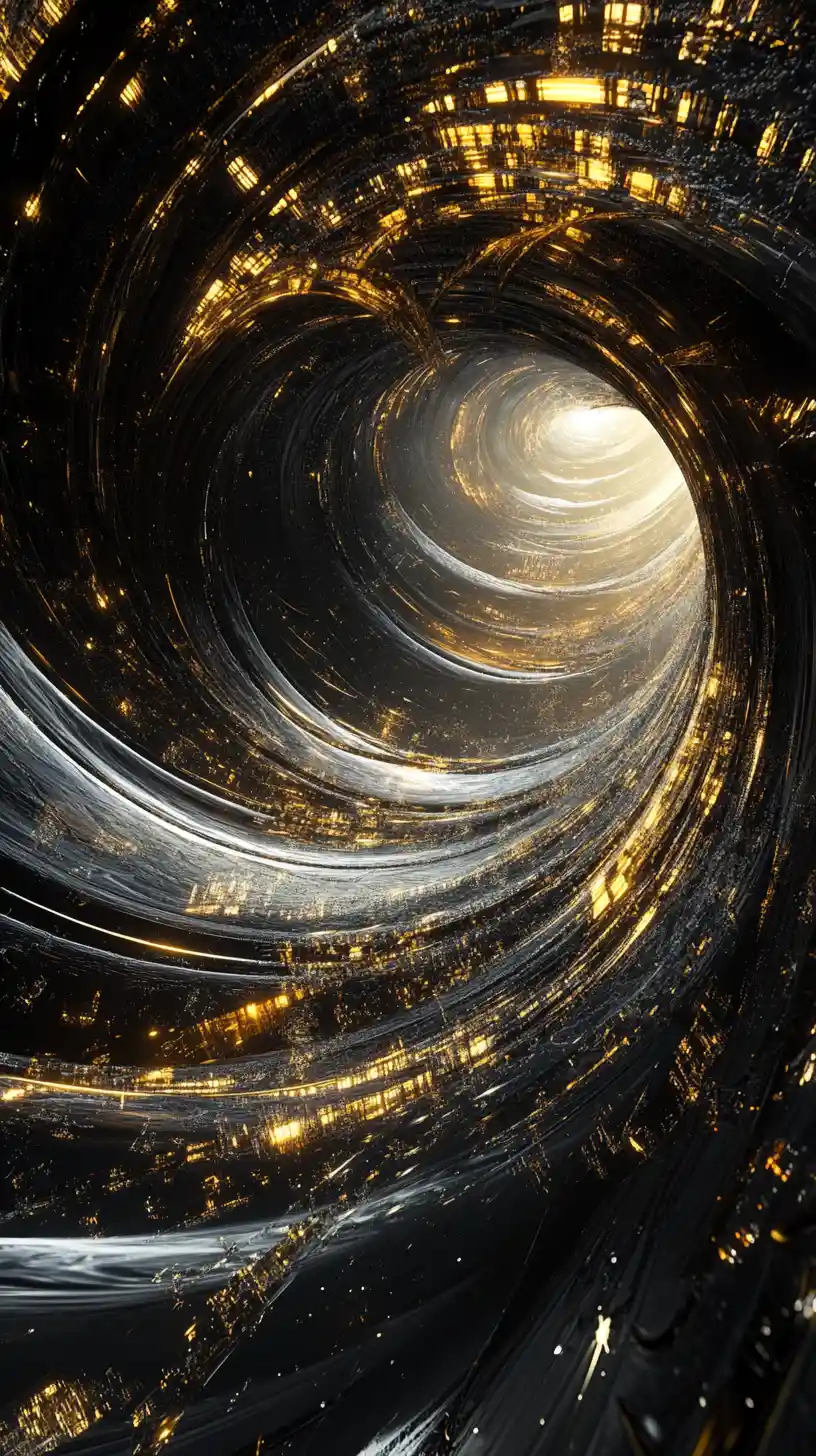 Dynamic spiral forces warping debris and flowing structures