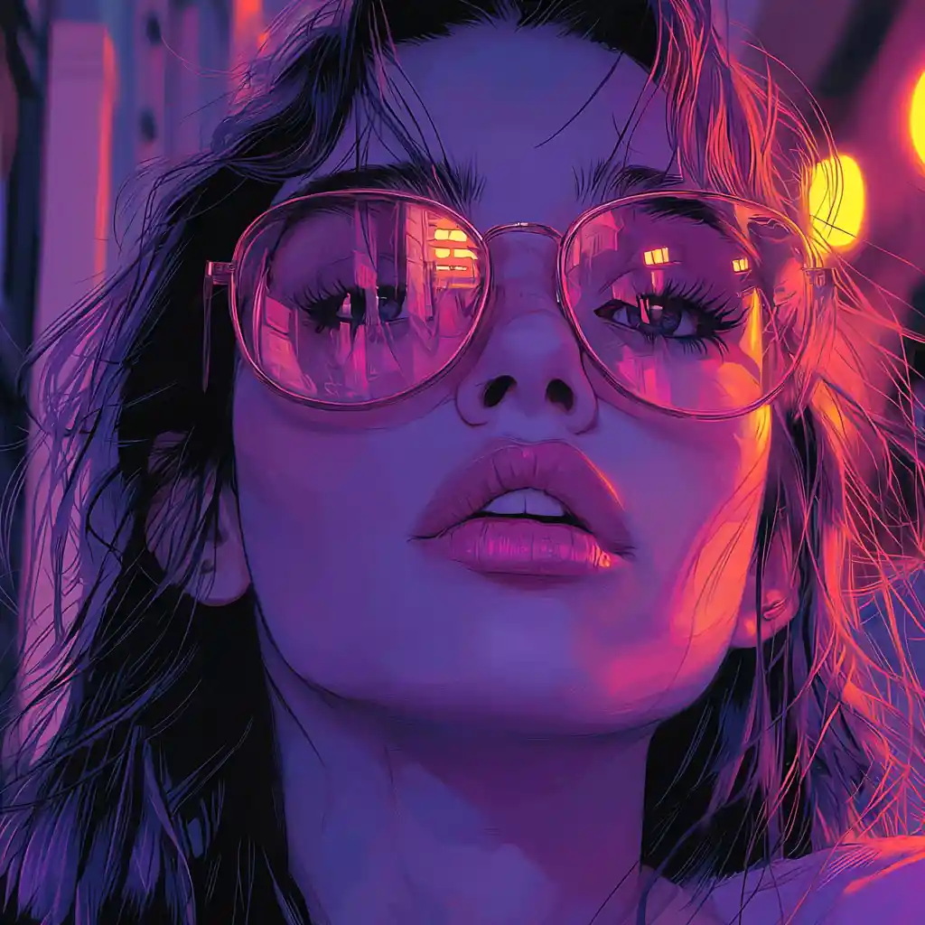 Colorful semi realistic digital illustration with cinematic lighting