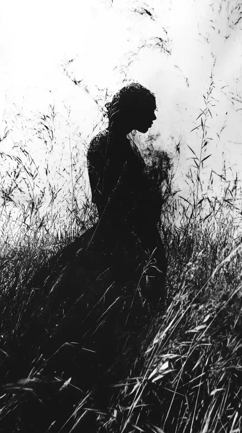 Man standing in a Louisiana field ready for action