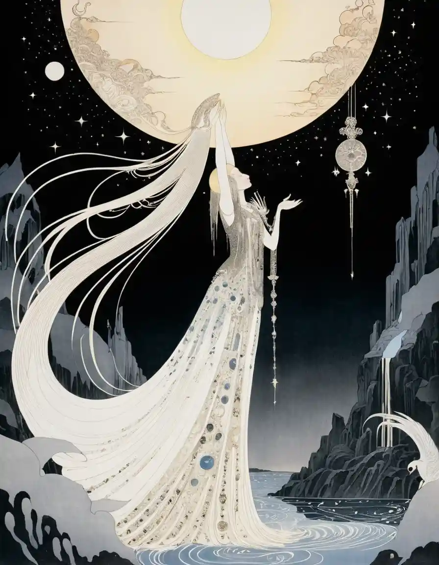 Radiant figure glowing with powerful loving energy