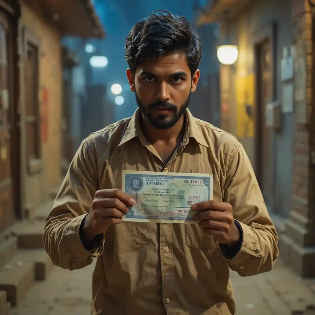 Man Finds An Abandoned Wallet On A Quiet Night Street