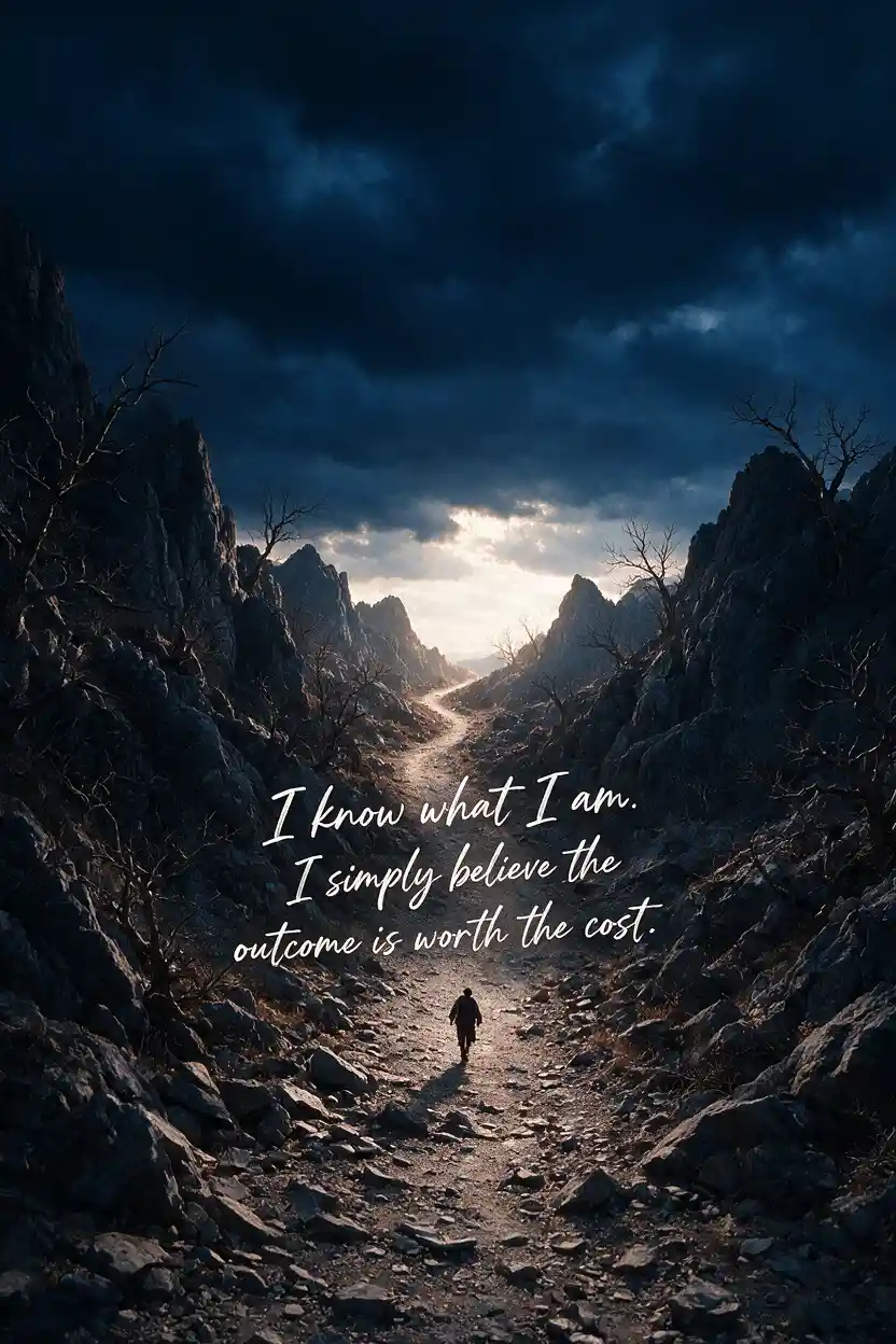 Bold motivational quote in large centered typography