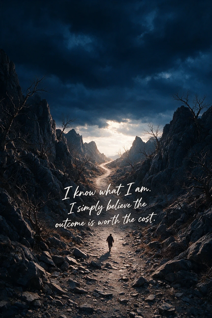 Bold motivational quote in large centered typography