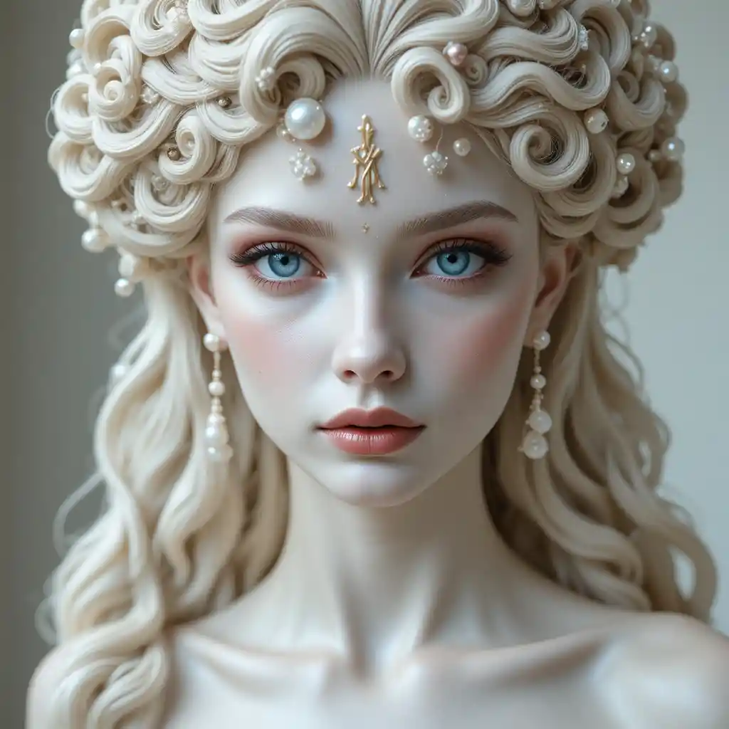 Tall blonde goddess like woman with blue eyes