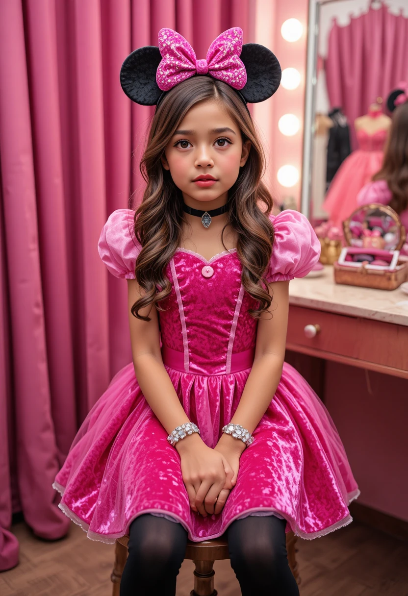 Young Boy Dressed As A Princess In Dress Shop