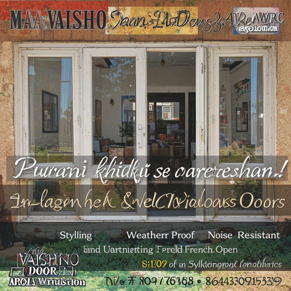 Old window problem highlighted in bold advertising layout