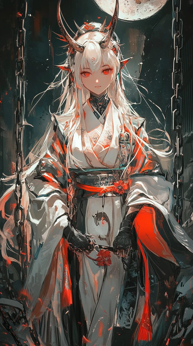 Golden haired anime girl in ornate armor with braided hair