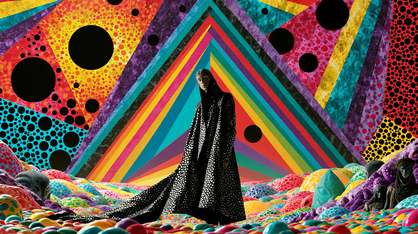 Surreal alien metropolis blending diverse galactic cultures