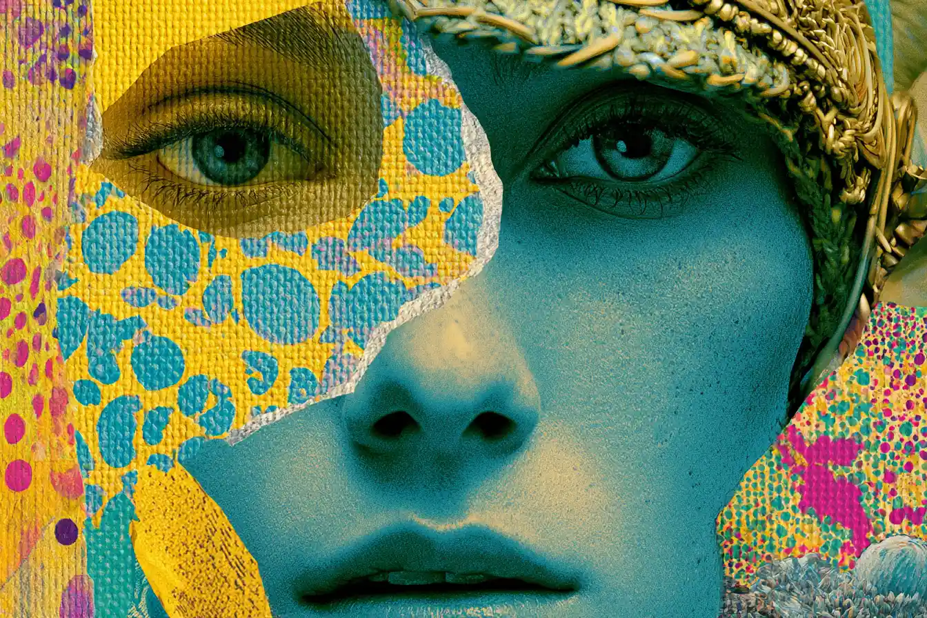 Surreal alien metropolis of a multi cultural galactic Atlantis
