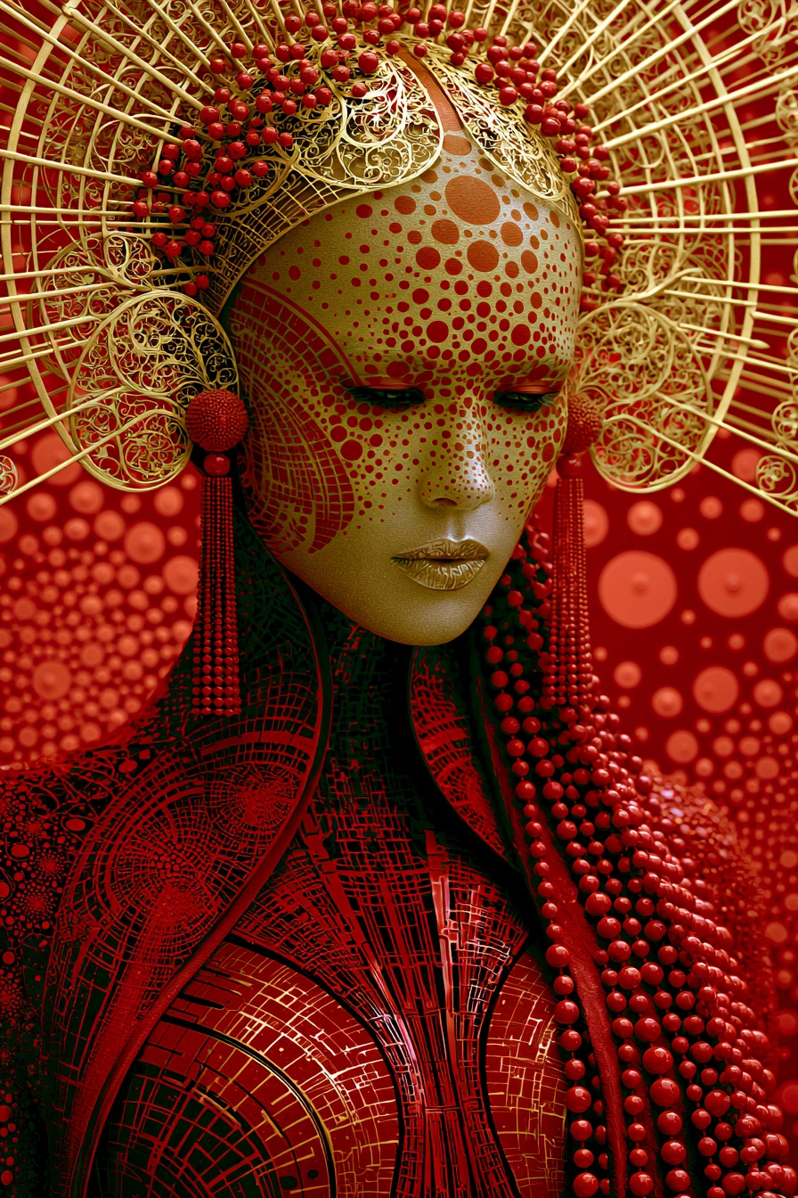 Surreal Alien City Of Ancient Futuristic Atlantis
