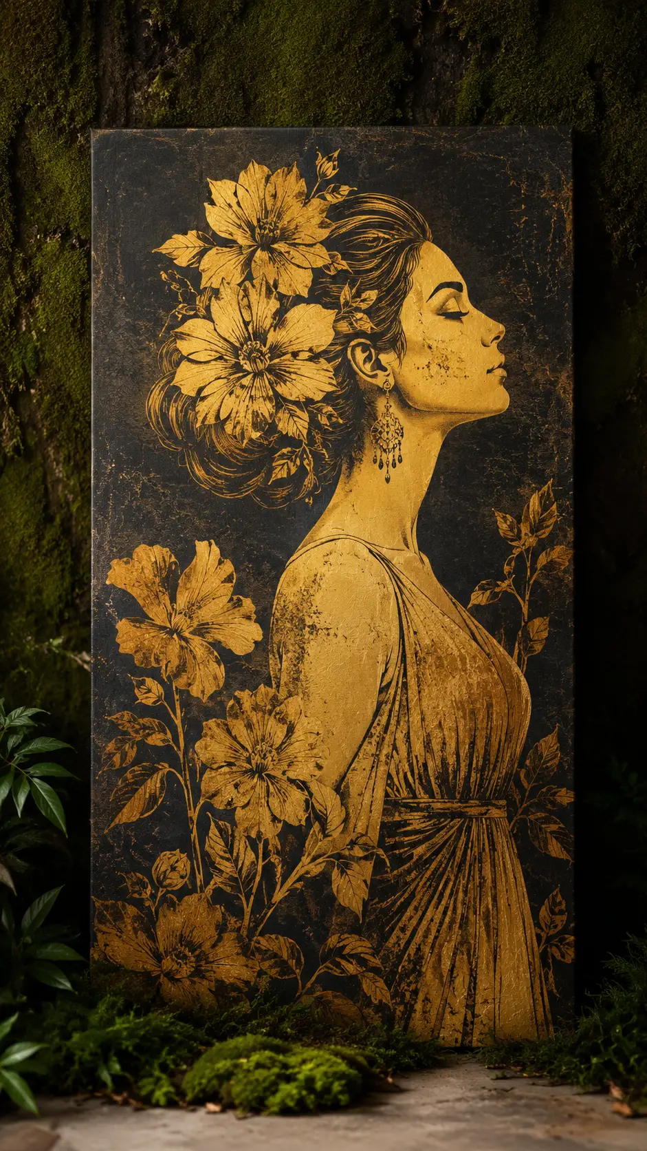floral woman