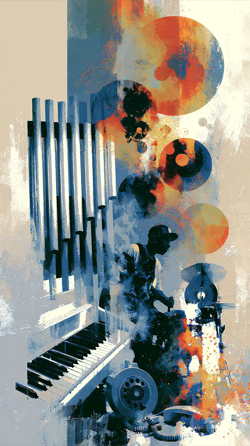 Xylophone music filling a quiet home interior