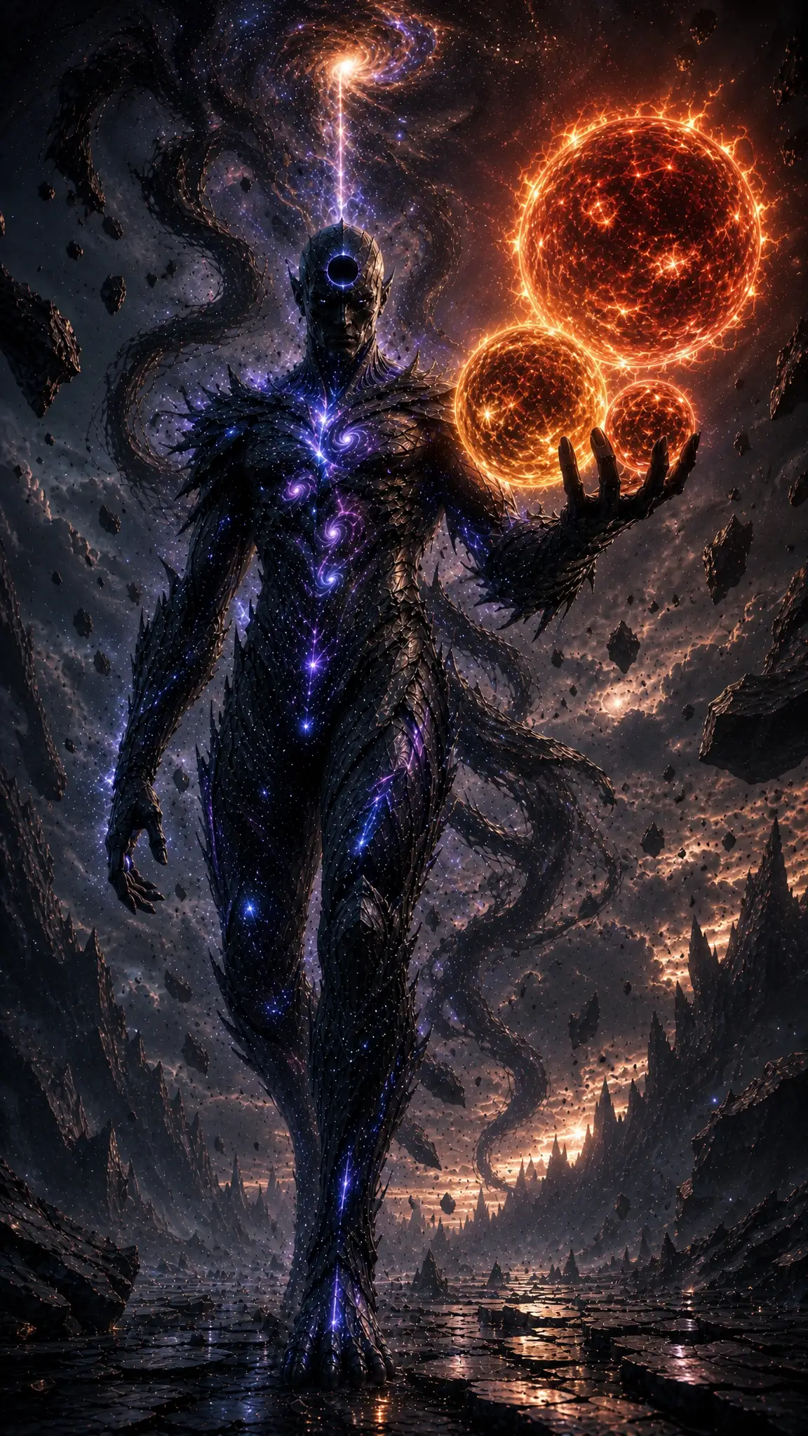 行走於破碎異星荒原的宇宙巨人