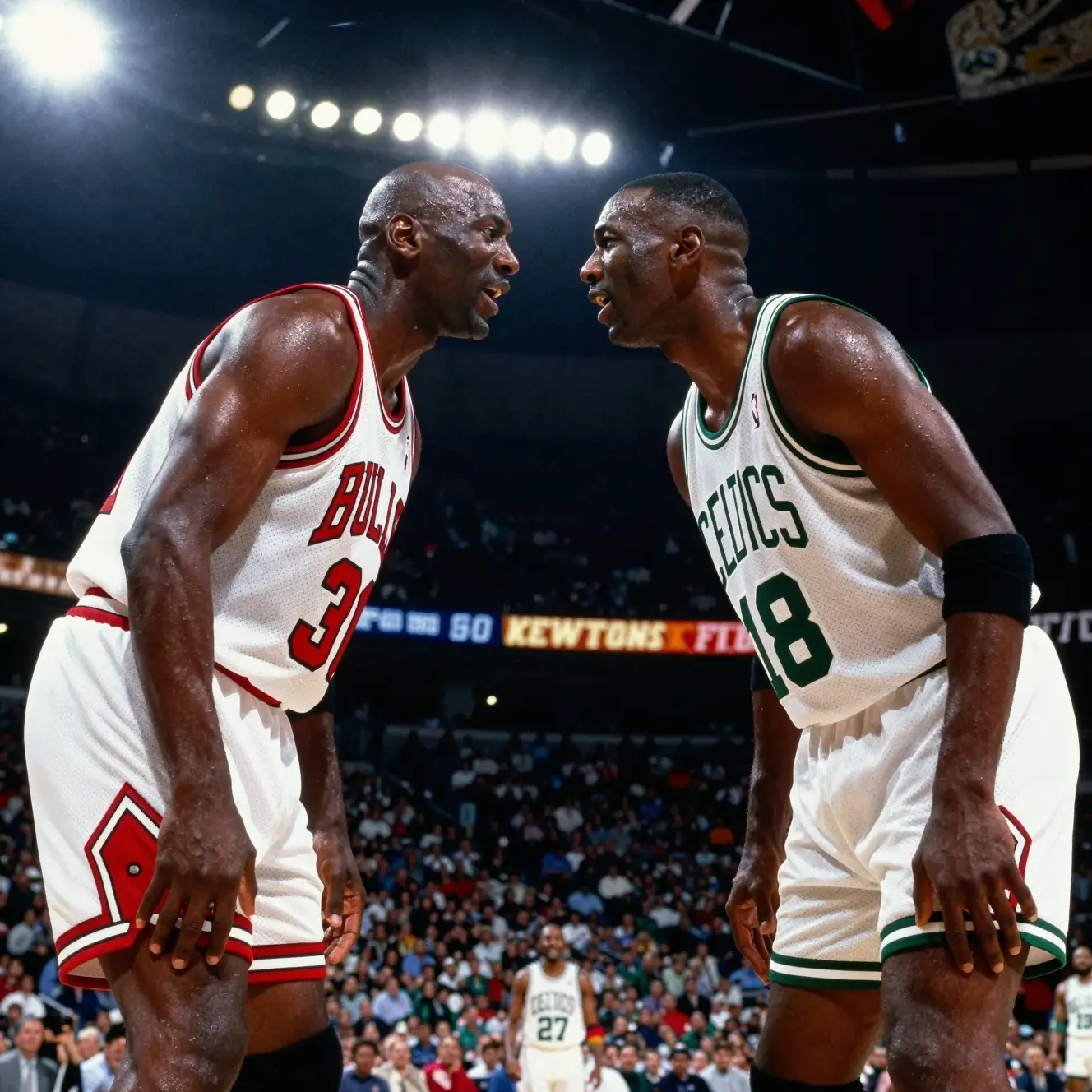 Basketball-Legenden treffen sich am Mittelkreis in ausverkaufter Arena